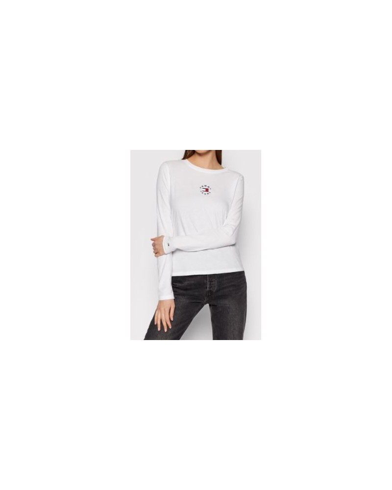 TOMMY HILFIGER T-SHIRT M/LUNGA TJW SLIM TINY TOMMY 2 LS.YBR WHITE