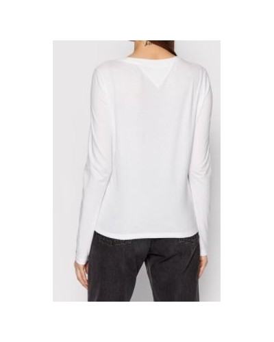 TOMMY HILFIGER T-SHIRT M/LUNGA TJW SLIM TINY TOMMY 2 LS.YBR WHITE