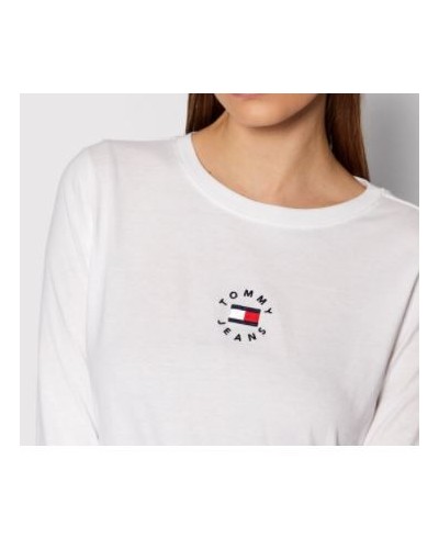 TOMMY HILFIGER T-SHIRT M/LUNGA TJW SLIM TINY TOMMY 2 LS.YBR WHITE