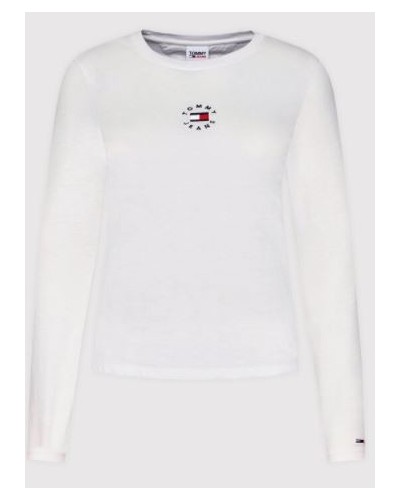 TOMMY HILFIGER T-SHIRT M/LUNGA TJW SLIM TINY TOMMY 2 LS.YBR WHITE