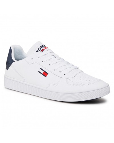 TOMMY HILFIGER SCARPA TOMMY JEANS ESSENTIAL.YBR WHITE