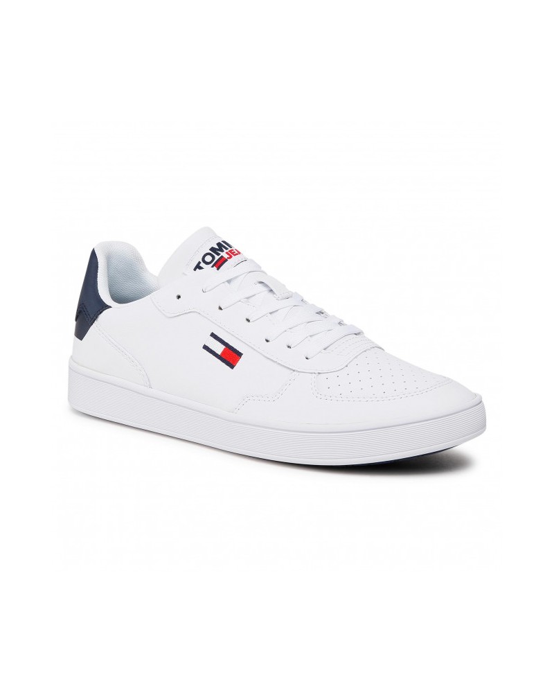 TOMMY HILFIGER SCARPA TOMMY JEANS ESSENTIAL.YBR WHITE
