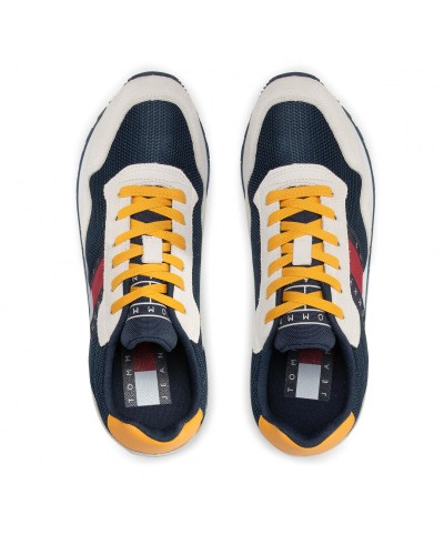 TOMMY HILFIGER SCARPE SNEAKER TOMMY JEANS RETRO RU, YBI.YBI IVORY