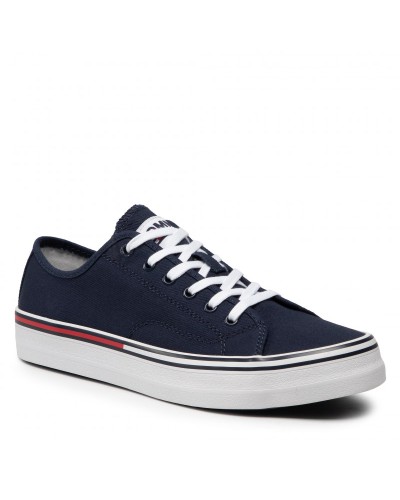 TOMMY HILFIGER SCARPE SNEAKER TOMMY JEANS ESSENTIA, C87.C87 TWILIGHT NAVY