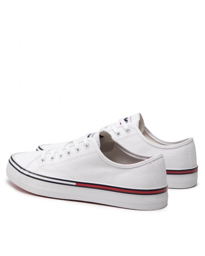 TOMMY HILFIGER SCARPE SNEAKER TOMMY JEANS ESSENTIA, YBR.YBR WHITE