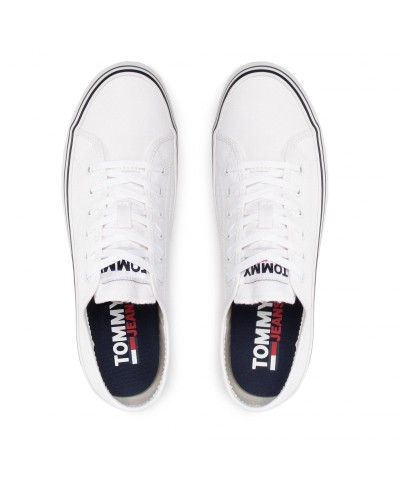 TOMMY HILFIGER SCARPE SNEAKER TOMMY JEANS ESSENTIA, YBR.YBR WHITE