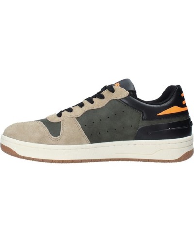 BLAUER SNEAKERS ECO LEATHER SUEDE.MOR MILITARY/ORANGE