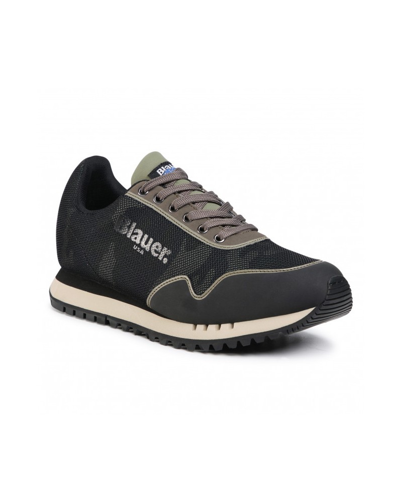 BLAUER SNEAKERS CAMOUFLAGE MESH RUNNING.MIL MILITARY GREEN
