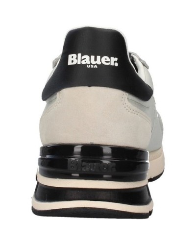 BLAUER SNEAKERS LEATHER RUNNING.WHI WHITE