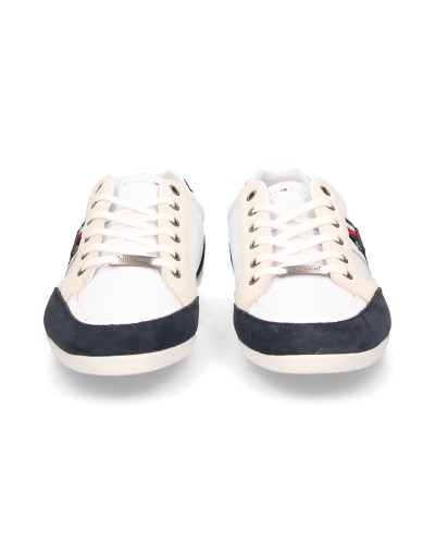 TOMMY HILFIGER SNEAKER CORPORATE  MATERIAL MIX CUPSOLE.020 RWB