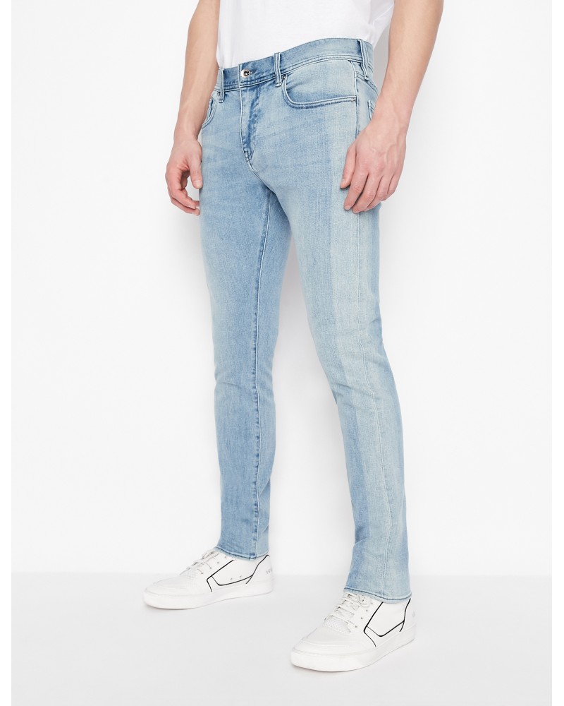 ARMANI AX JEANS 5TASK  10% POLYESTER, 89% COTTON, 1% ELASTANE.05EK LIGHT INDIGO