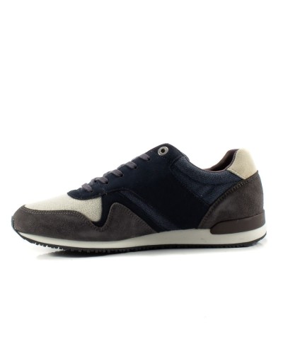 TOMMY HILFIGER SNEAKER ICONIC MATERIAL MIX RUNNER.403 MIDNIGHT