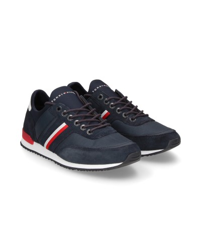TOMMY HILFIGER SNEAKER ICONIC SOCK RUNNER.403 MIDNIGHT