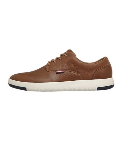 TOMMY HILFIGER SCARPA LIGHWEIGHT CITY LEATHER.GTU NATURAL COGNAC