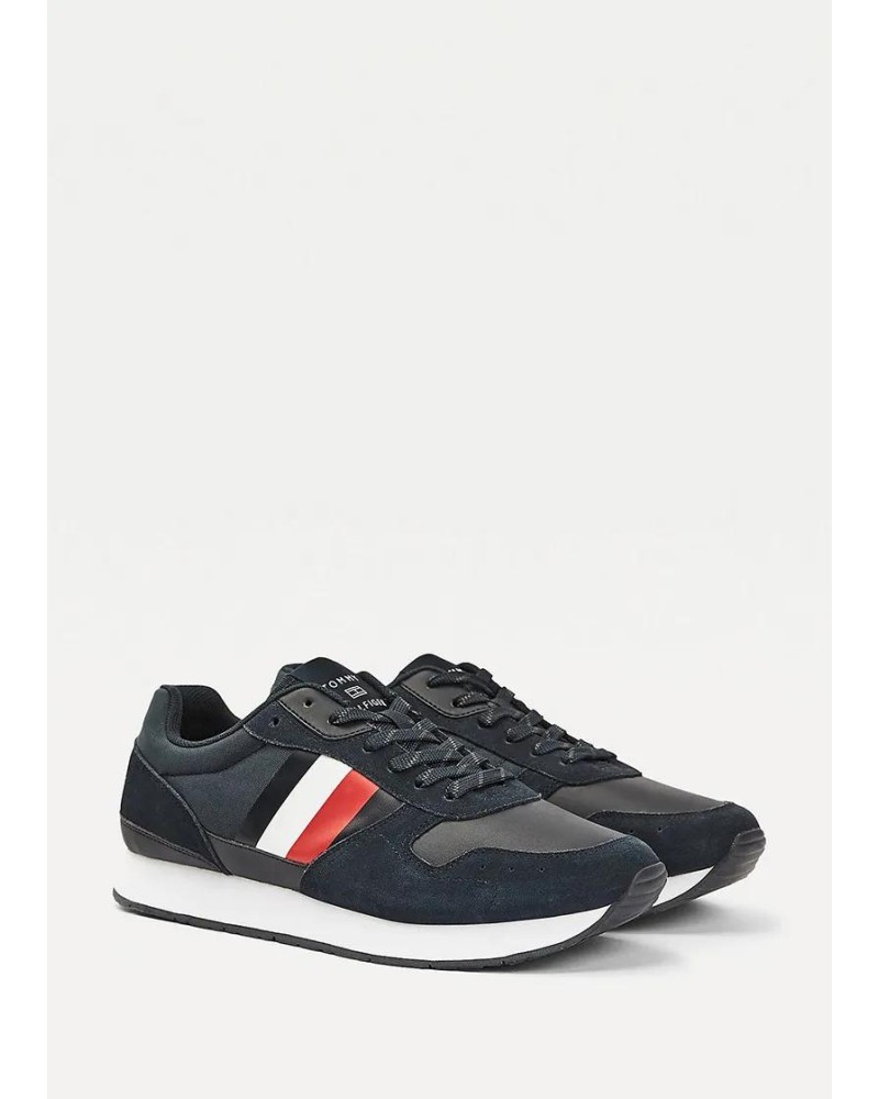 TOMMY HILFIGER SCARPA CORPORATE MIX FLAG.DW5 DESERT SKY