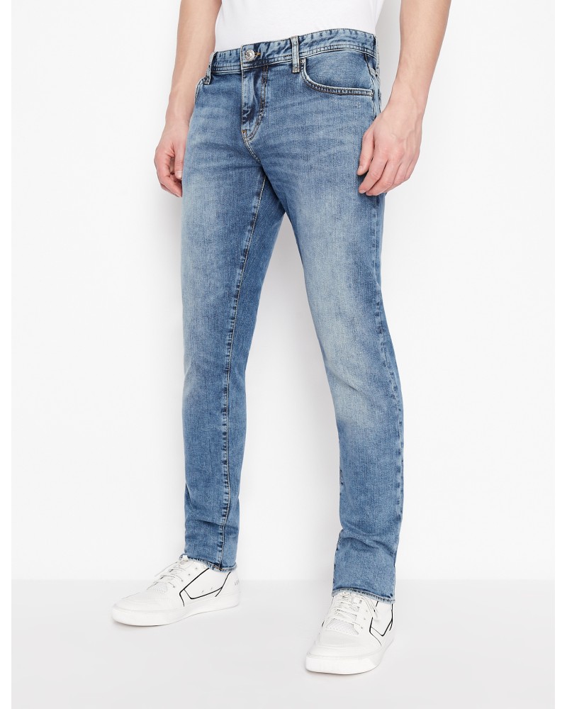 ARMANI AX JEANS 5TASK  1% ELASTANE, 99% COTTON.1500 INDIGO DENIM
