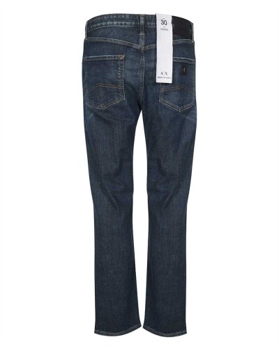ARMANI AX JEANS MAN DENIM 5 POCKETS 1500 INDIGO DENIM