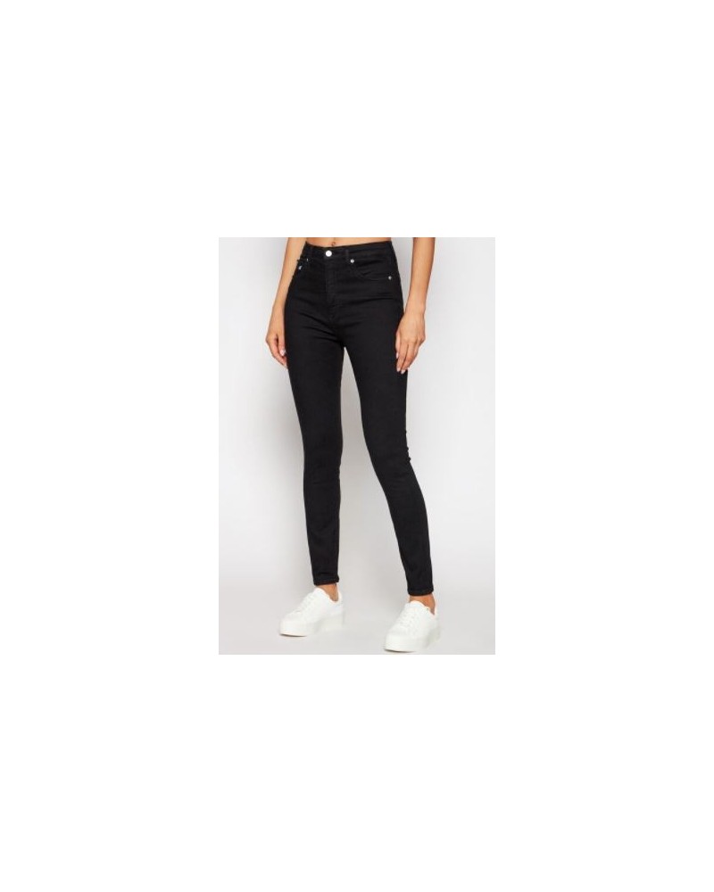 CKJeans JEANS SKINNY HIGH RISE SUPER SKINNY ANKLE.1BY DENIM BLACK