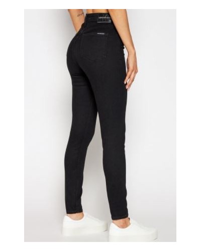 CKJeans JEANS SKINNY HIGH RISE SUPER SKINNY ANKLE.1BY DENIM BLACK