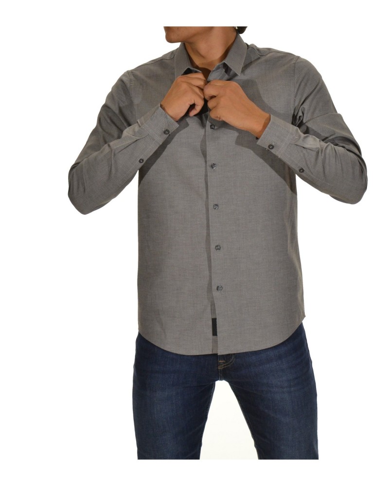 CKJeans CAMICIA CK STRETCH DOBBY.034 GRAY