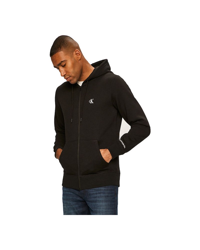 CKJeans FELPA CK ESSENTIAL REG ZIP THROUGH.BAE CK BLACK