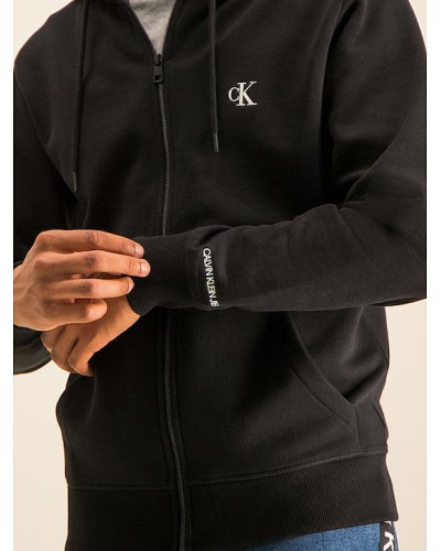 CKJeans FELPA CK ESSENTIAL REG ZIP THROUGH.BAE CK BLACK
