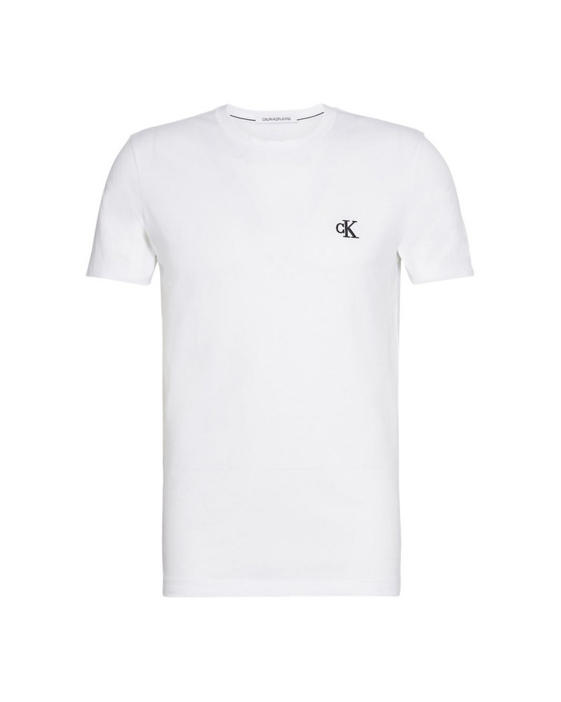 CKJeans T-SHIRT M/CORTA ESSENTIAL SLIM TEE.YAF BRIGHT WHITE YAF BRIGHT WHITE 