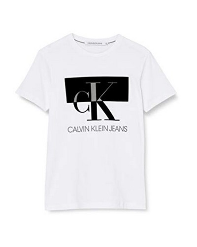 CKJeans T-SHIRT BIG CK SS TEE.YAF BRIGHT WHITE YAF BRIGHT WHITE 