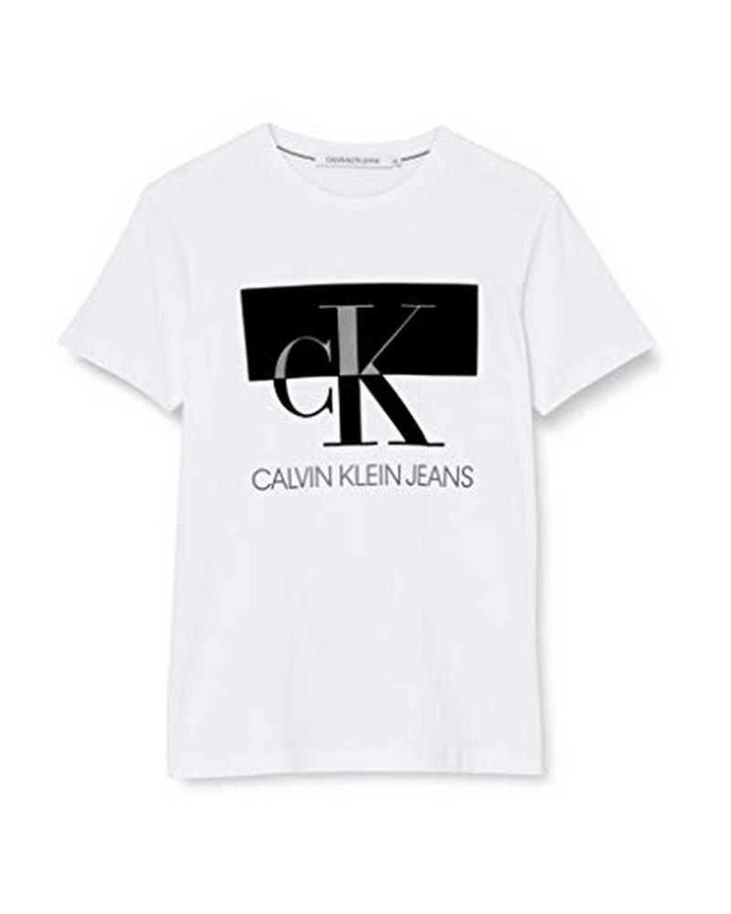 CKJeans T-SHIRT BIG CK SS TEE.YAF BRIGHT WHITE YAF BRIGHT WHITE 