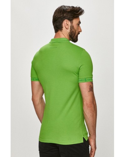 CKJeans POLO LOGO JACQUARD.LYQ ACID GREEN