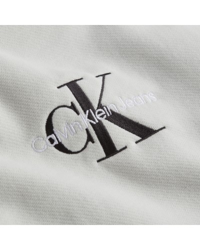 CKJeans FELPA PARICOLLO MONOLOGO CREW NECK.PRF CIRRUS GREY