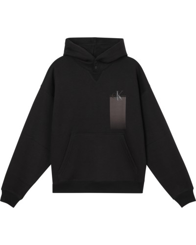 CKJeans FELPA C/CAPP MONOLGO GRADIENT MULTIBOX.BEH CK BLACK