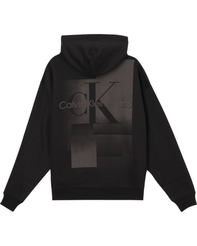CKJeans FELPA C/CAPP MONOLGO GRADIENT MULTIBOX.BEH CK BLACK