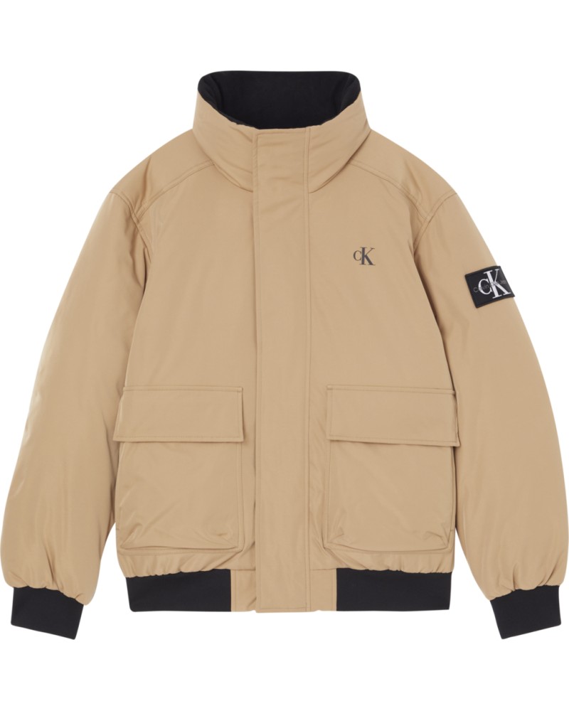 CKJeans GIUBBOTTO BOMBER NON-DOWN TECHNICAL JACKET.GV7 TIMELESS CAMEL