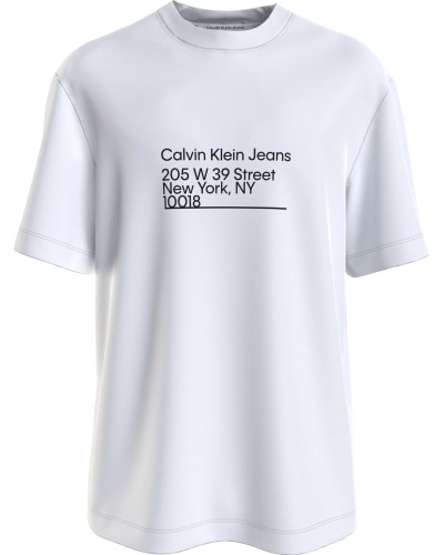 CKJeans T-SHIRT M/CORTA CK ADDRESS LOGO TEE.YAF BRIGHT WHITE YAF BRIGHT WHITE 