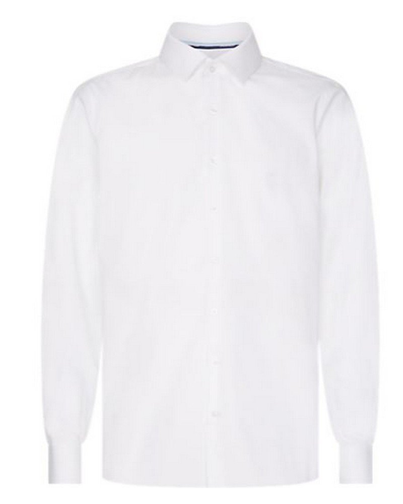 CKJeans CAMICIA 2PLY POPLIN STRETCH SLIM.0K4 WHITE