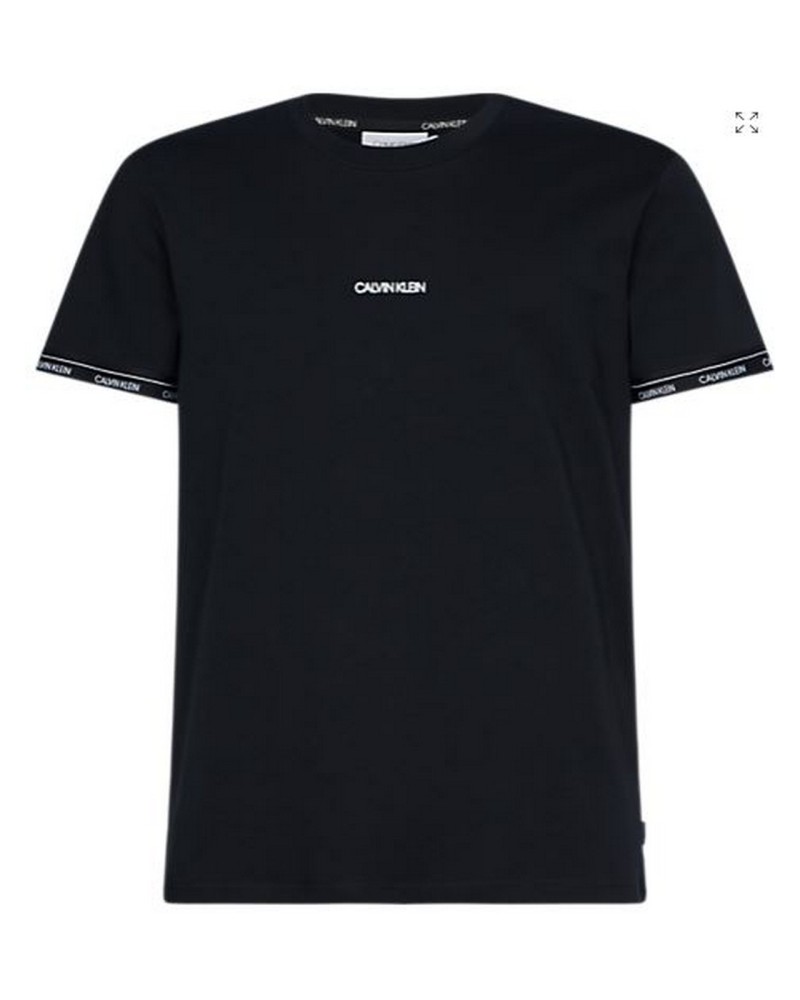 CKJeans T-SHIRT LOGO CUFF.BEH  CK BLACK BEH  CK BLACK 