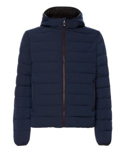 CKJeans GIUBBOTTO 2-TONE HOODED BOMBER.C1E CALVIN NAVY
