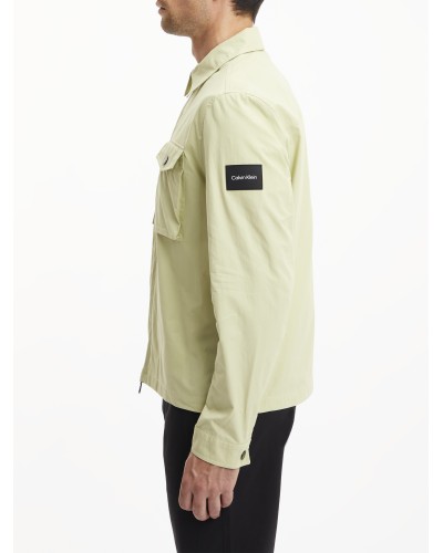 CK CAMICIA M/LUNGA RECYCLED LIGHT SHIRT.L88 HERB TEA