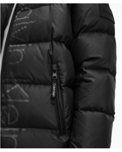 CKJeans GIUBBOTTO ZIP RECYCLED QUILTED BLOUSON.BEH CK BLACK