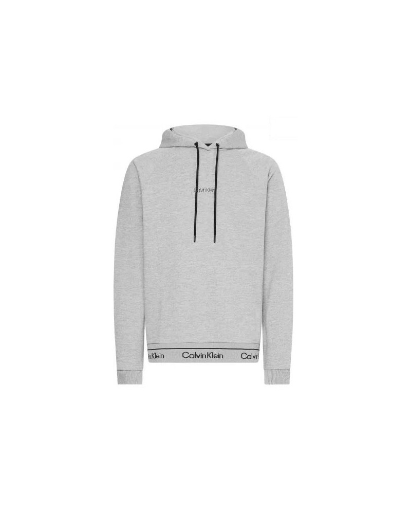CKJeans FELPA C/CAPP HEATHER LOGO HOODIE.YAH EGREAT