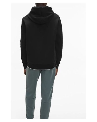 CKJeans FELPA C/CAPP CENTER LOGO HOODIE.BEH CK BLACK