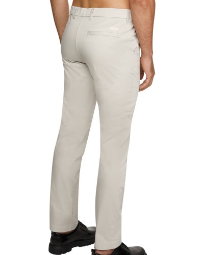 CK PANTALONE CHINO SATEEN SLIM CHINO.ACE STONY BEIGE