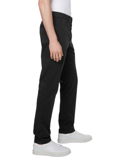 CK PANTALONE STRETCH SATEEN-STRETCH SLIM.BEH CK BLACK