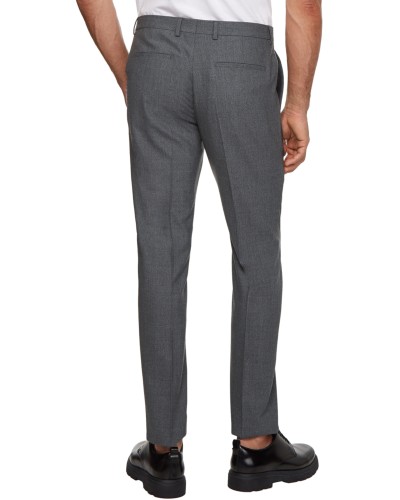 CK PANTALONE WOOL WASHABLE  BI-STRETCH WOOL PANTS.PQ6 GREY ASPHALT