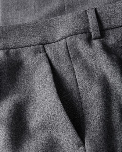 CK PANTALONE WOOL WASHABLE  BI-STRETCH WOOL PANTS.PQ6 GREY ASPHALT