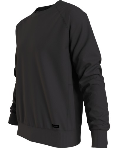 CK FELPA PARICOLLO SOFT MODAL COMFORT SWEATSHIRT.BEH CK BLACK