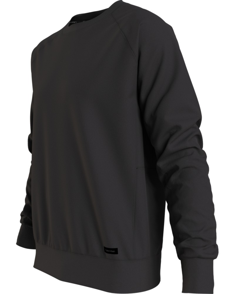 CK FELPA PARICOLLO SOFT MODAL COMFORT SWEATSHIRT.BEH CK BLACK