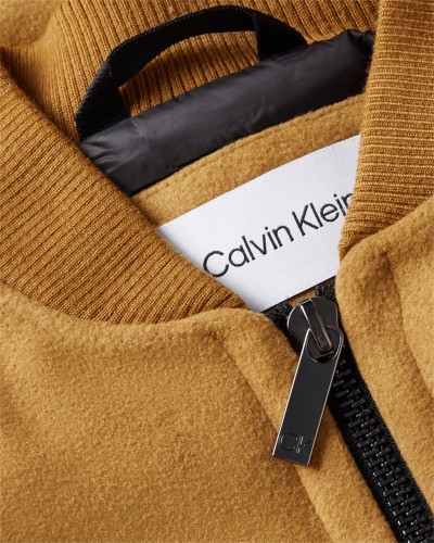 CK GIUBBOTTO WOOL WOOL BLEND HERO BOMBER.KCU CARAMEL