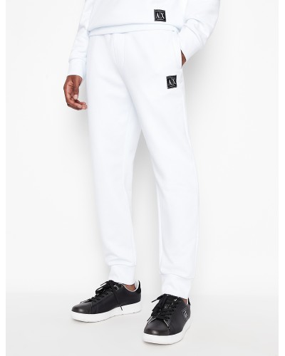 ARMANI AX PANTALONE PANTATUTA  100% COTTON.1100 WHITE